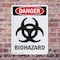 Signmission Portrait Biohazard Danger Sign, Plastic, 10in W x 14in L, 2PK OS-2PACK-DS-P-1014-V-1933 - alternate 7